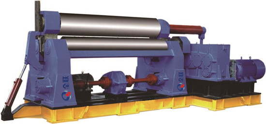 水(shui)平下調式三(san)輥卷闆機