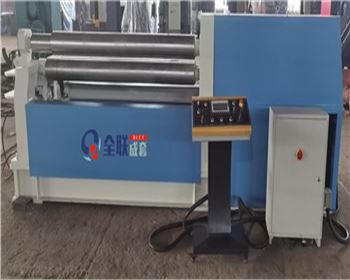 數控(kòng)全液壓斜線四(si)輥卷闆機